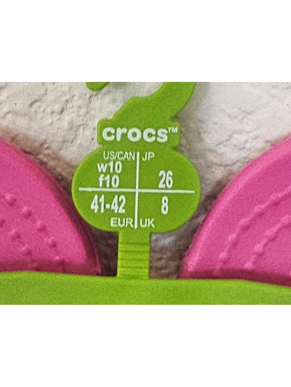 New Crocs Kadee II Sandals Women's Electric Pink Size 10 - Picture 4 of 12